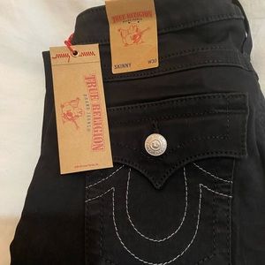 True Religion Black Skinny size 30 jeans